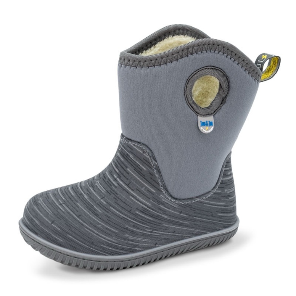 Jan & Jul 
Kids Lite Waterproof Boots | Grey Birch